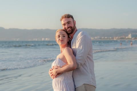 Photographie de demande en mariage sur la plage de Puerto Vallarta — photo 4