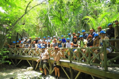 Jungle Zipline Adventure Tour with Cenote swim and Bungee swing — photo 13