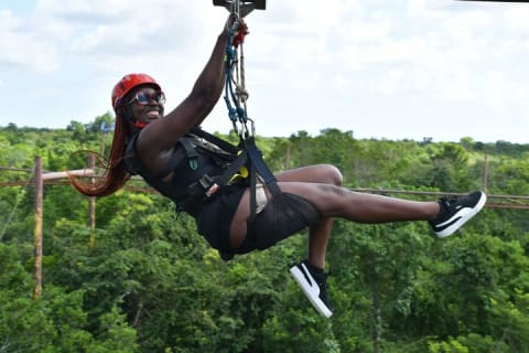 Explore the Mayan Jungle with Ziplines, cenote and bungee swing — photo 7
