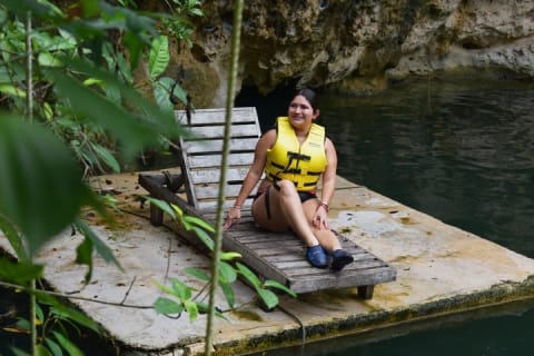 Jungle Zipline Adventure Tour with Cenote swim and Bungee swing — photo 2