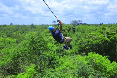 Jungle Adventure from Cancun: Ziplines, Bungee swing and Cenote — photo 15