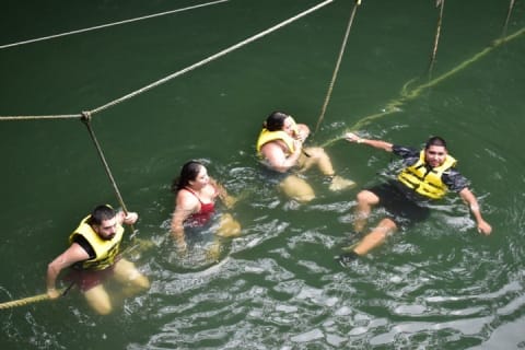 Explore the Mayan Jungle with Ziplines, cenote and bungee swing — photo 13