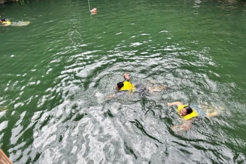 Explore the Mayan Jungle with Ziplines, cenote and bungee swing — photo 8