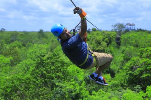 Unforgettable Zipline experience with cenote, snack and transport — photo 15