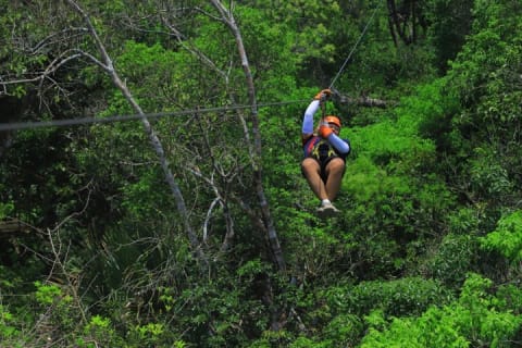 Zipline adventure with bungee swing, sacred cenote and snack — photo 13