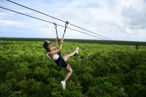 Tulum Jungle 1KM Zipline+ATV+Cenote+Water Zipline & Rappel — photo 8