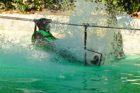 Tulum Jungle 1KM Zipline+ATV+Cenote+Water Zipline & Rappel — photo 2
