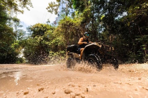ATV Jungle Adventure with Ziplines, Cenote & Tulum Pickup — photo 1