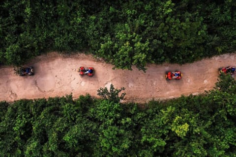 ATV Jungle Adventure with Ziplines, Cenote & Tulum Pickup — photo 9