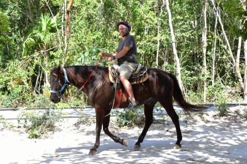 Jungle Adventure from Cancun: Horseback, ATV, Ziplines & Cenote — photo 11