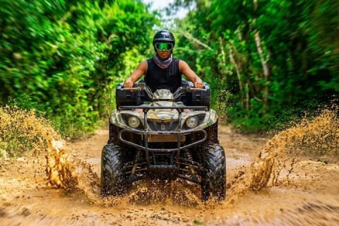 ATV, Zipline and Cenote at Extreme Adventuring with Tulum Pickup — photo 1