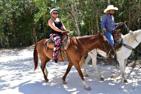 Horseback Riding Tour, ATV circuit, Ziplines & Cenote from Cancun — photo 5
