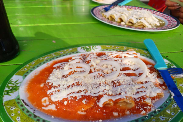 Las Trancas comida regional