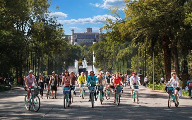 Explore Chapultepec & Mexico City sights by Bike