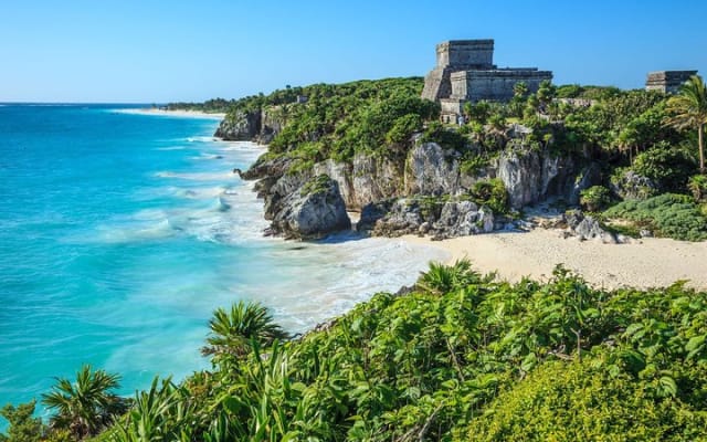 Yucatan Peninsula Full-Day Private Tour: Akumal, Tulum Ruins and Cenote Swim photo 3