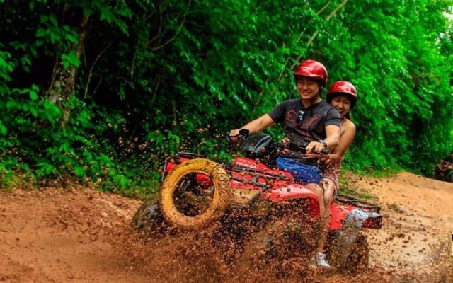 ATV Tour with Cenote swim, Ziplines, Transportation and Lunch Included photo 8