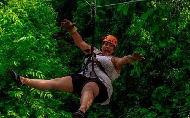 Jungle Adventure from Cancun: Horseback, ATV, Ziplines & Cenote photo 12
