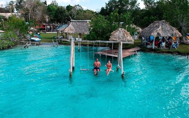 The 7 Colors Of Beauty Lagoon, Bacalar Experience from Tulum City photo 7