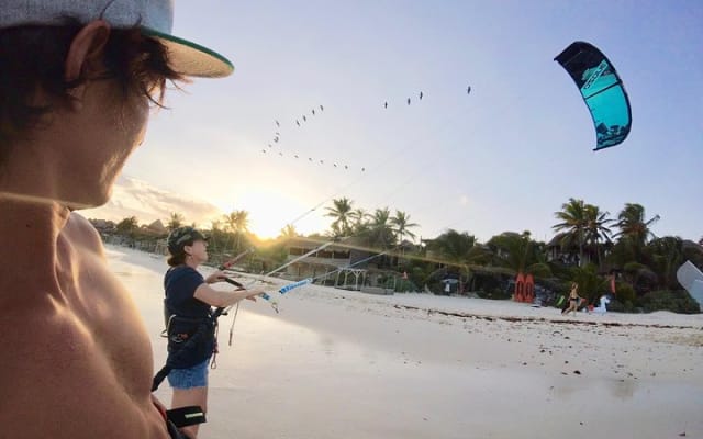 Private Kitesurfing Lessons in Tulum with a Private Beach Access 3hrs photo 3