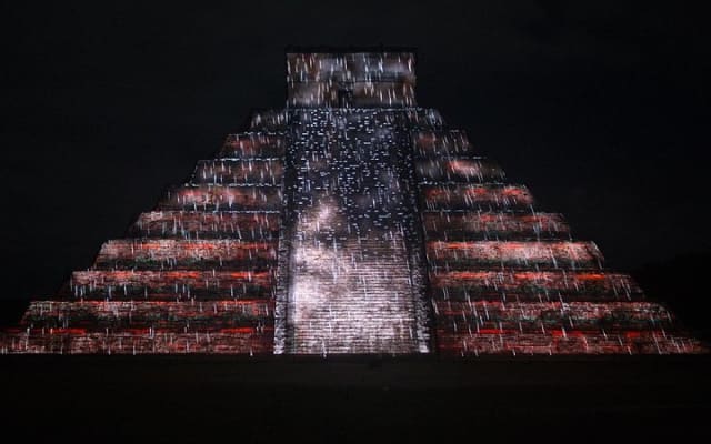 The majestic night show of kukulkan in Chichen Itza Valladolid & Cenote included photo 3