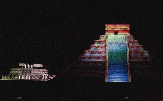 The majestic night show of kukulkan in Chichen Itza Valladolid & Cenote included photo 7