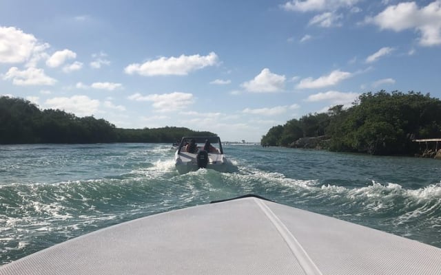 Speedboat adventure through the Nichupte Lagoon. Snorkel included. photo 2