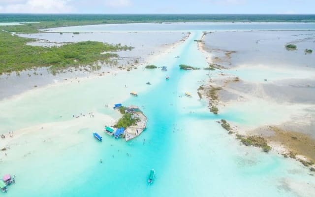 Magical BACALAR TOUR with Pontoon Boat ride. (Transportation + Breakfast + Food) photo 7