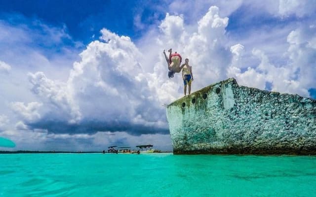 Magical BACALAR TOUR with Pontoon Boat ride. (Transportation + Breakfast + Food) photo 13