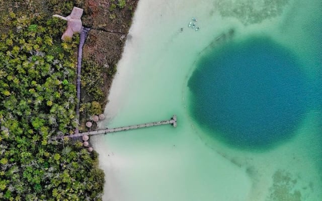 Explore Cenotes in Tulum Kaan Luum Lagoon from Cancun photo 2