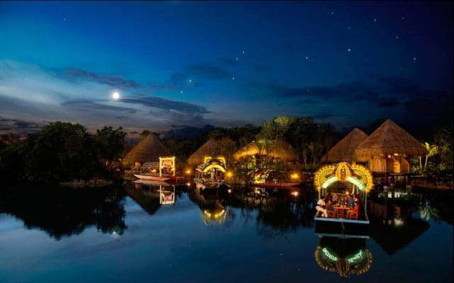 Xoximilco Night Cruise With Round Transportation from Tulum City photo 3