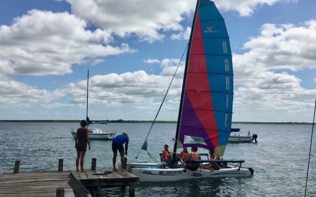 Private - Bacalar sailing across the mesmerizing waters photo 3