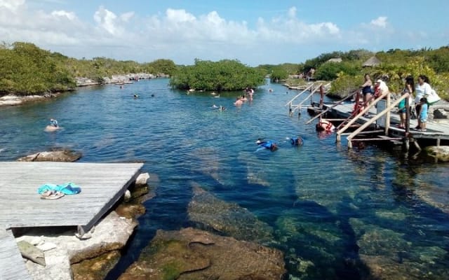 Amazing Cenote Yalku, swim in sacred waters. Transport & Guide photo 7