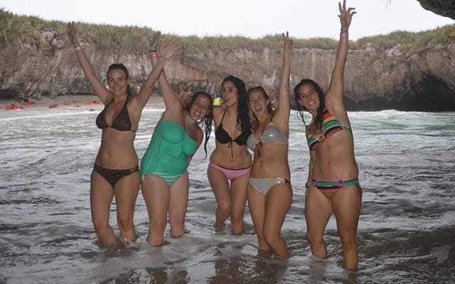 Marietas Island Catamaran Tour with Snorkeling, Open Bar & Kayaks