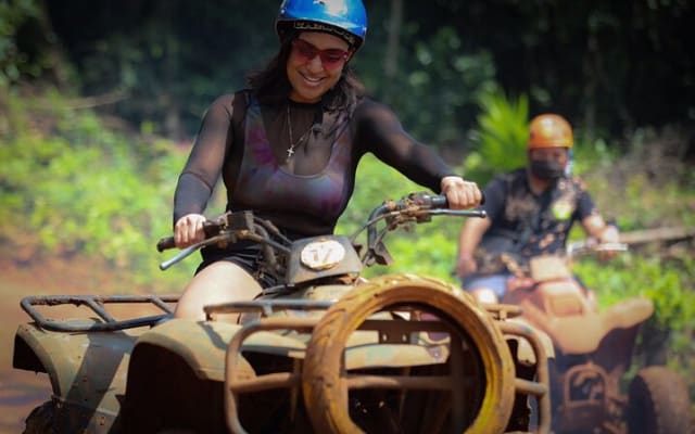 Horseback Riding & ATV Combo with Ziplines and Cenote Swimming photo 3