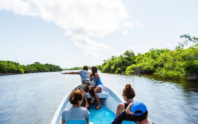 Natural Pink Lake Coloradas Transportation Included from Tulum photo 9