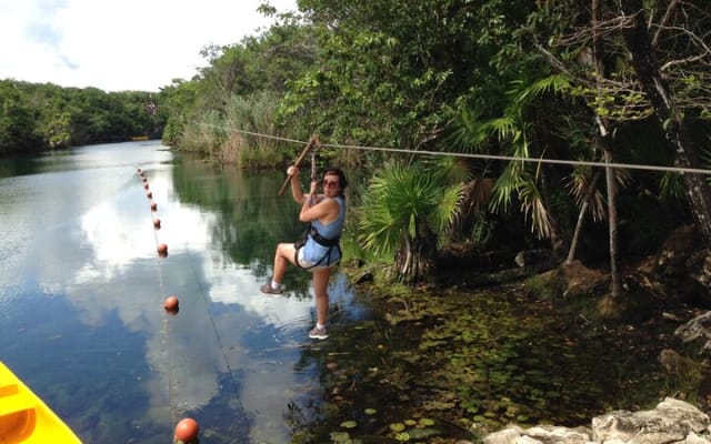 Zip lining and Canoe Monkey jungle in Tulum photo 8