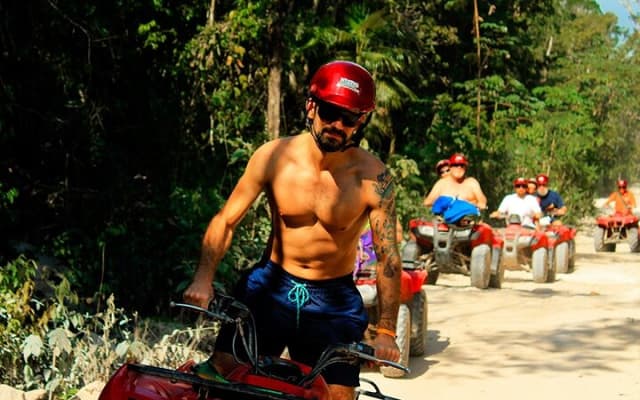 ATV Cenote and Zipline Adventure from Tulum photo 2