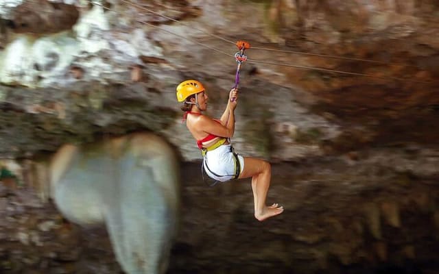 Tulum E-Bike Jungle Zip Line/Repel Snorkel Cenote + Lunch photo 4
