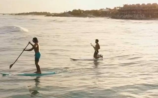 Stand-Up Paddle boarding in Tulum with Snorkeling 1hr photo 2