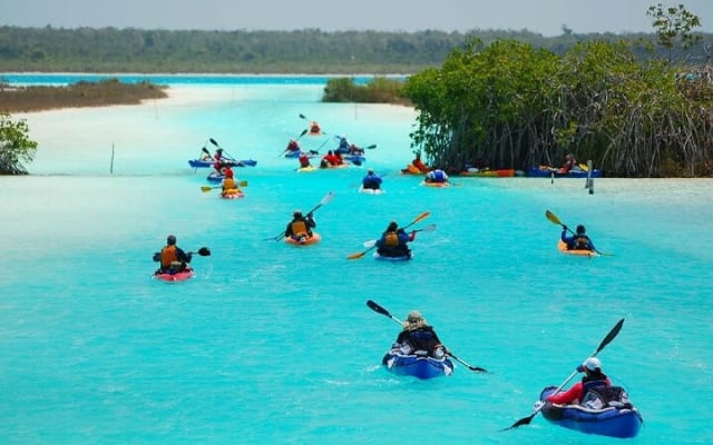 Bacalar Lagoon & Kayak Tour in Club Marmol from Playa del Carmen photo 10