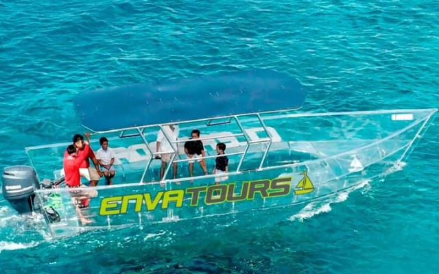 Explore the Caribbean in Amazing Clear Boat Tour in Cozumel photo 4
