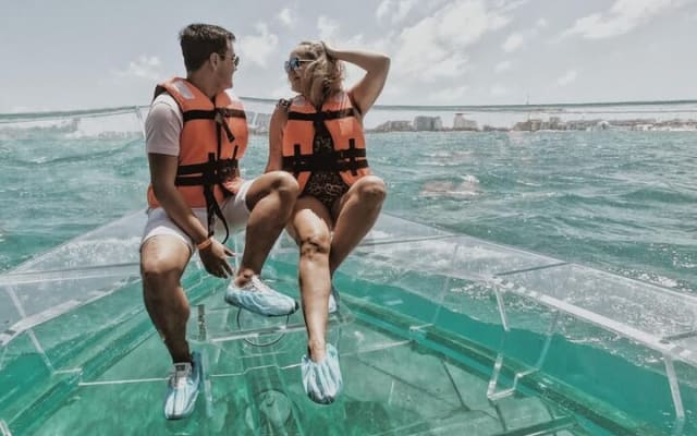 Explore the Caribbean in Amazing Clear Boat Tour in Cozumel photo 8