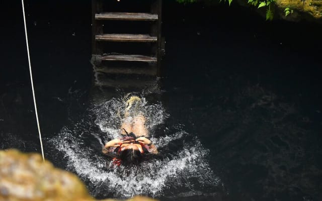 Top Ziplines in Mexico with Cenote, Bungee, snack & transport photo 6