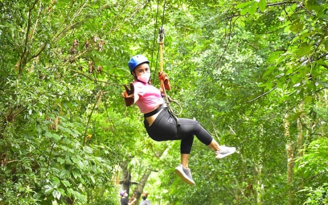 Horseback riding and ATV in the jungle, Ziplines, Cenote & Lunch photo 11