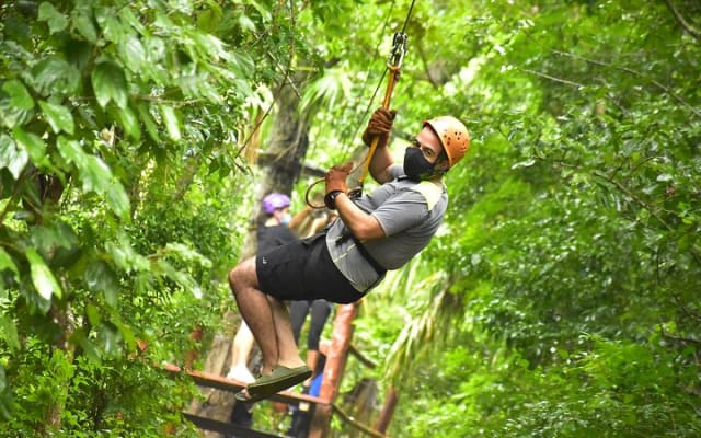 Horseback riding and ATV in the jungle, Ziplines, Cenote & Lunch photo 5