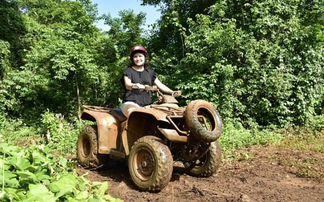 HAVE FUN in the JUNGLE PARK with horseback riding, ATV, zip lines and cenote photo 2