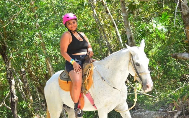 HAVE FUN in the JUNGLE PARK with horseback riding, ATV, zip lines and cenote photo 7