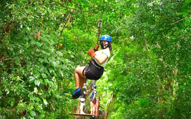 HAVE FUN in the JUNGLE PARK with horseback riding, ATV, zip lines and cenote photo 8
