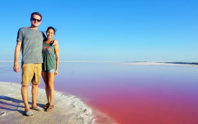Breathtaking Pink lake Las Coloradas and Rio lagartos from Tulum photo 2