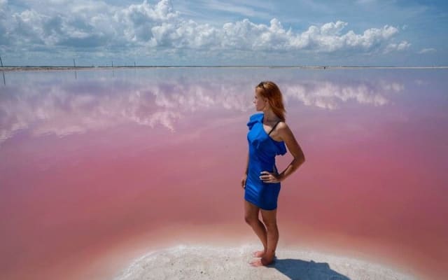 Breathtaking Pink lake Las Coloradas and Rio lagartos from Tulum photo 6